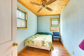 1 Mi to South Twin Lake: Cabin w/ Deck in Trego!