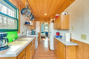 1 Mi to South Twin Lake: Cabin w/ Deck in Trego!