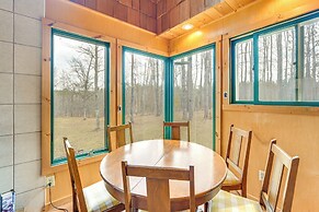 1 Mi to South Twin Lake: Cabin w/ Deck in Trego!