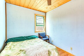 1 Mi to South Twin Lake: Cabin w/ Deck in Trego!
