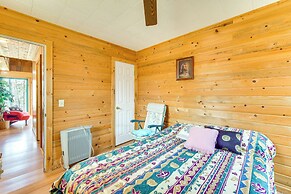 1 Mi to South Twin Lake: Cabin w/ Deck in Trego!