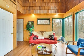 1 Mi to South Twin Lake: Cabin w/ Deck in Trego!
