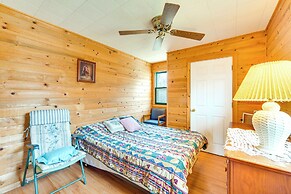 1 Mi to South Twin Lake: Cabin w/ Deck in Trego!