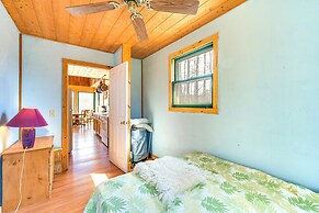 1 Mi to South Twin Lake: Cabin w/ Deck in Trego!