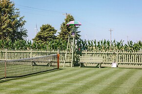 Tennis Court & Deck: Pet-friendly Charles City Gem