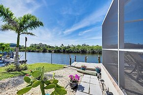 Heated Pool w/ Canal Views: Port Charlotte Home