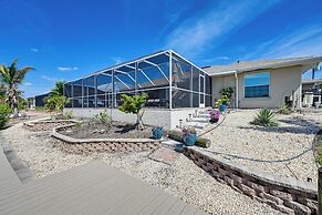 Heated Pool w/ Canal Views: Port Charlotte Home