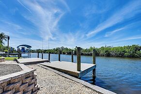 Heated Pool w/ Canal Views: Port Charlotte Home