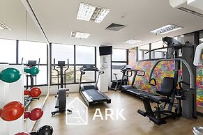 Flat beira-mar com piscina na cobertura