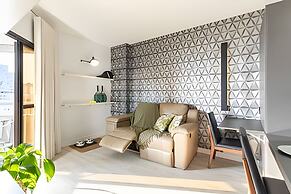 Flat beira-mar com piscina na cobertura