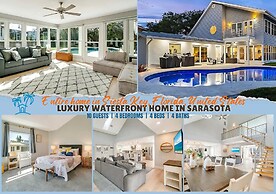 Sarasota Waterfront Pool Home With Dock