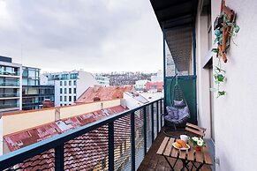 Apartments with balcony near center