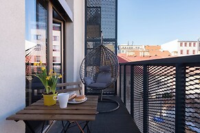 Apartments with balcony near center