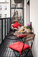 Apartments with balcony near center