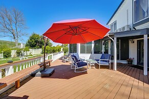 Lake Carmel Access: Waterfront Home w/ Deck!