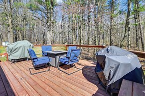 Furnished Deck w/ Forested Views: Manawa Home!