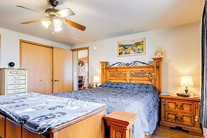 Furnished Deck w/ Forested Views: Manawa Home!