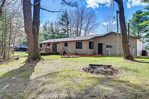 Furnished Deck w/ Forested Views: Manawa Home!