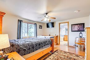 Furnished Deck w/ Forested Views: Manawa Home!