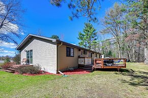 Furnished Deck w/ Forested Views: Manawa Home!