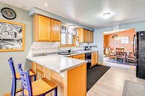 Furnished Deck w/ Forested Views: Manawa Home!