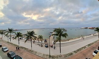 Ocean view 2BR Condo downtown Cozumel