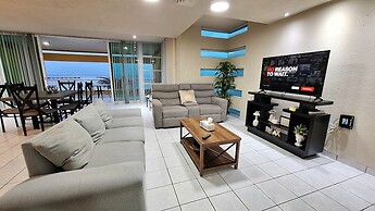 Ocean view 2BR Condo downtown Cozumel