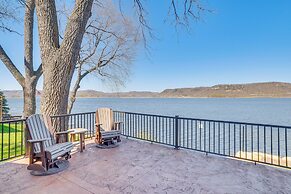 Riverfront Home w/ Seasonal Dock in Wabasha!