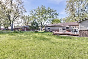 12 Mi to Indianapolis Motor Speedway: Home w/ Deck