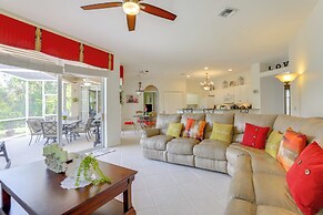 Screened Patio & Canal Views: Home in North Port!