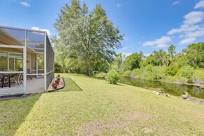 Screened Patio & Canal Views: Home in North Port!