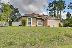Screened Patio & Canal Views: Home in North Port!