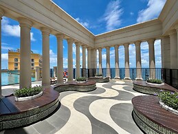 Nice Seaview-Kiss bridge-Firework-Sunset