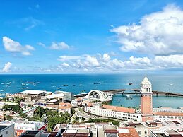 Nice Seaview-Kiss bridge-Firework-Sunset