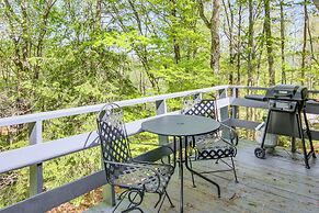 1 Mi to Pisgah Natl Forest: Wooded Haven w/ Deck