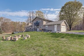 Game Room, Deck & Fire Pit: Covington Township Gem