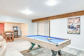 Game Room, Deck & Fire Pit: Covington Township Gem