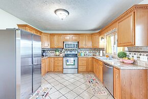 Game Room, Deck & Fire Pit: Covington Township Gem