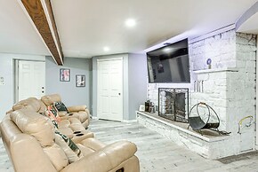 Game Room, Deck & Fire Pit: Covington Township Gem