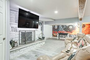 Game Room, Deck & Fire Pit: Covington Township Gem