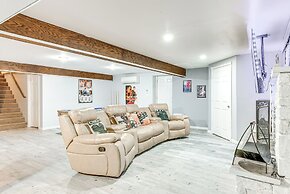 Game Room, Deck & Fire Pit: Covington Township Gem