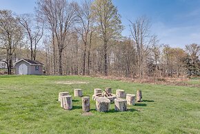 Game Room, Deck & Fire Pit: Covington Township Gem