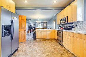 Walk to Beach: Home w/ Game Room & Yard in Algoma!