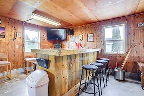 Walk to Beach: Home w/ Game Room & Yard in Algoma!