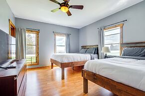 Walk to Beach: Home w/ Game Room & Yard in Algoma!