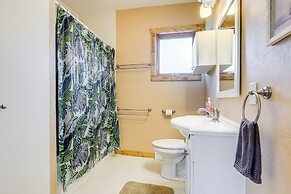 Walk to Beach: Home w/ Game Room & Yard in Algoma!