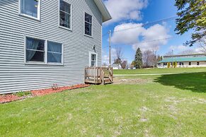Walk to Beach: Home w/ Game Room & Yard in Algoma!