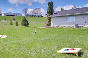 Walk to Beach: Home w/ Game Room & Yard in Algoma!