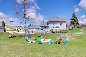 Walk to Beach: Home w/ Game Room & Yard in Algoma!