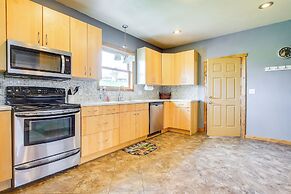 Walk to Beach: Home w/ Game Room & Yard in Algoma!